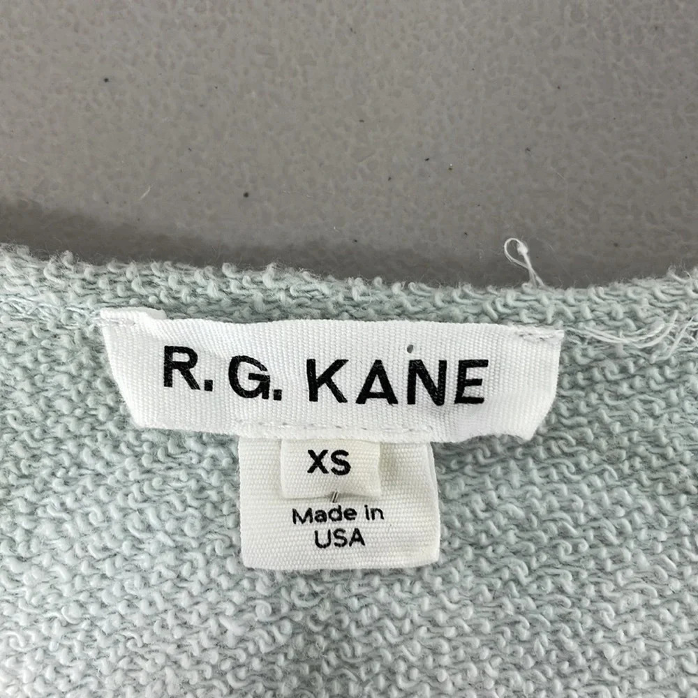 R.G. Kane T-Shirt Tie Dye Print Green White Size XS - Picture 10 of 11